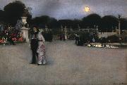 John Singer Sargent In the Luxembourg Gardens Sweden oil painting reproduction